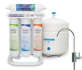 PurePro ERS105 fordított ozmózis, hálózati víz utótisztító, "Quick Change"